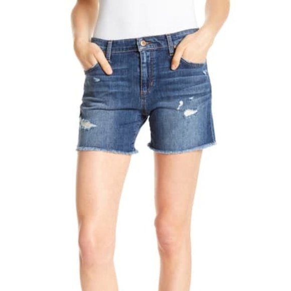 Joe's Jeans Maddie Distressed Cut Off Shorts, 27 - Picture 1 of 8